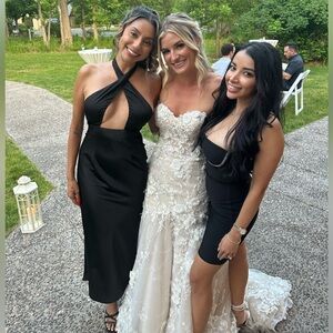 runaway the label black maxi dress